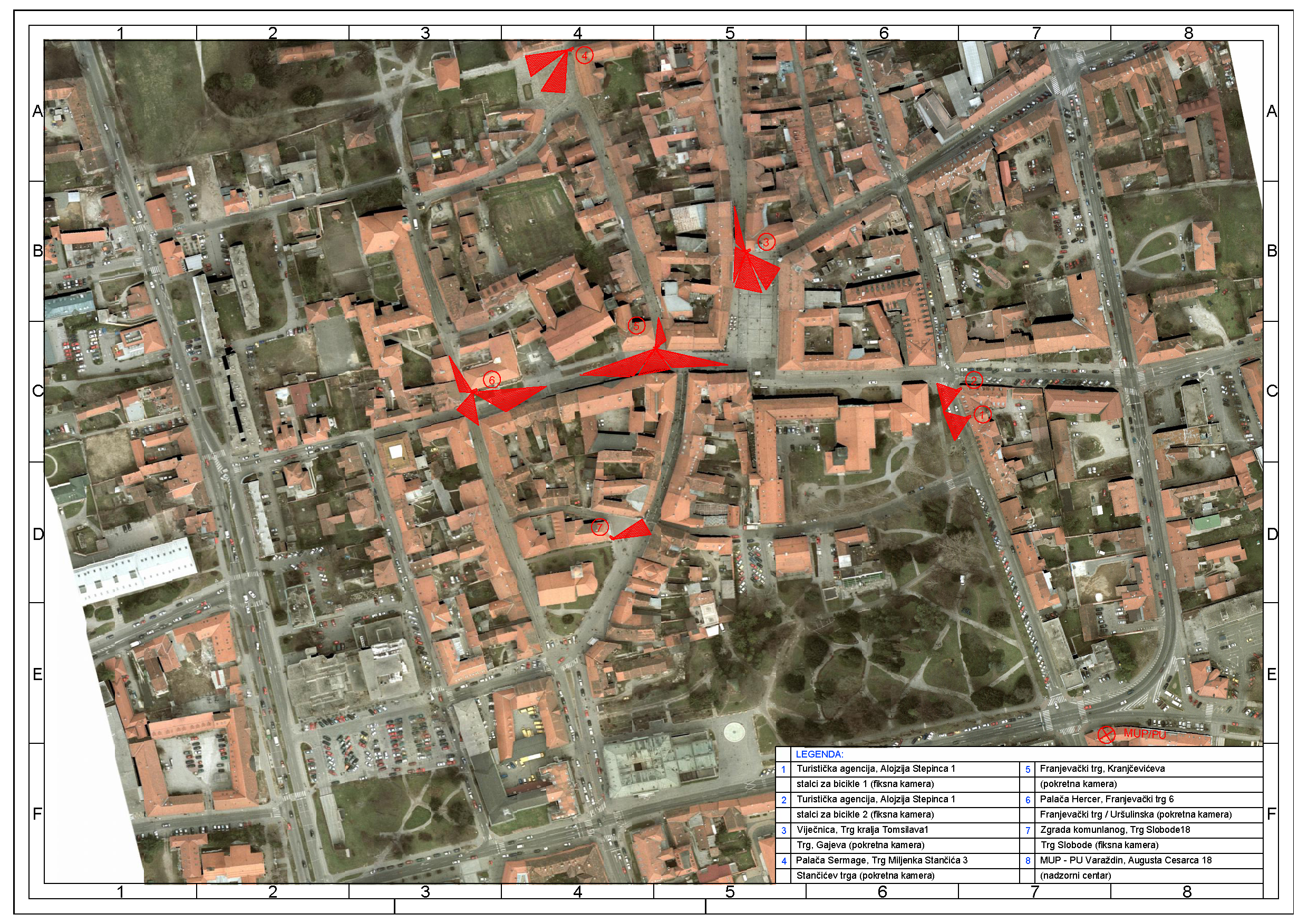 interaktivna karta varaždina Predstavljen novi videonadzor u gradu Varaždinu interaktivna karta varaždina