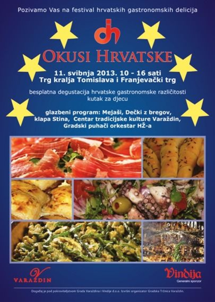 okusi hrvatske - plakat