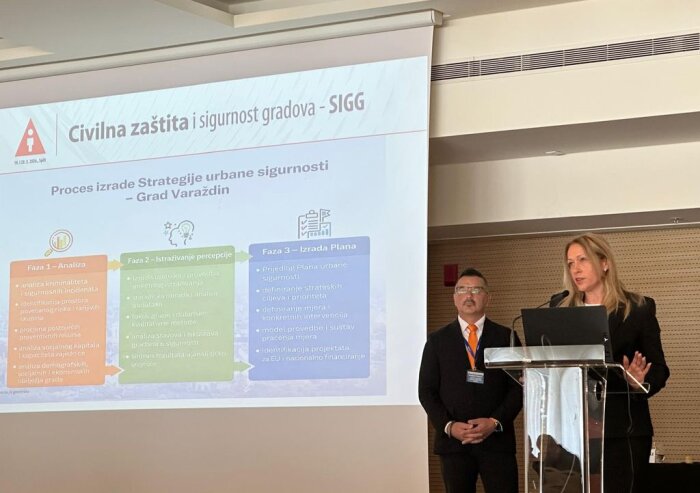 Marijana Cindrić i Robert Mikac - prezantacija strategije urbane sigurnosti