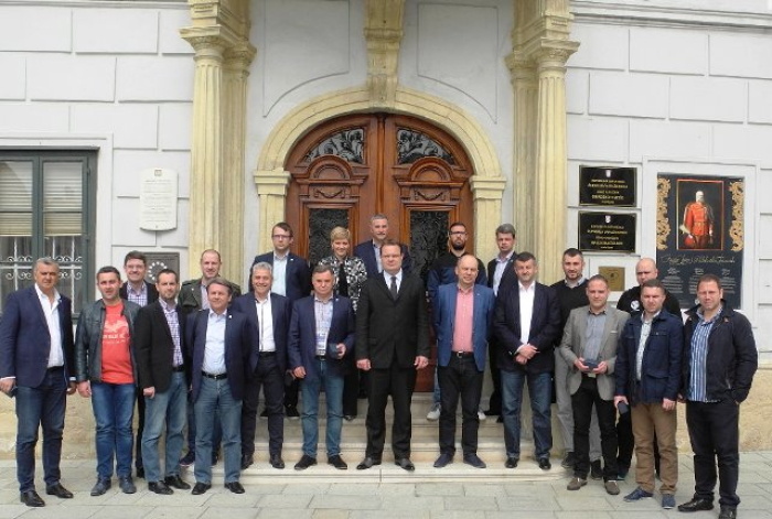 Sudionice SEHA lige s gradonačelnikom