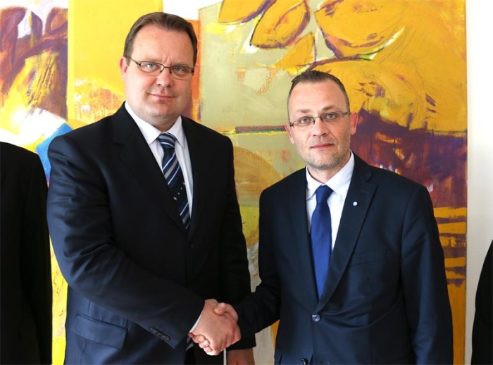 gradonačelnik Grada Varaždina Goran Habuš i ministar kulture dr. sc. Zlatko Hasanbegović